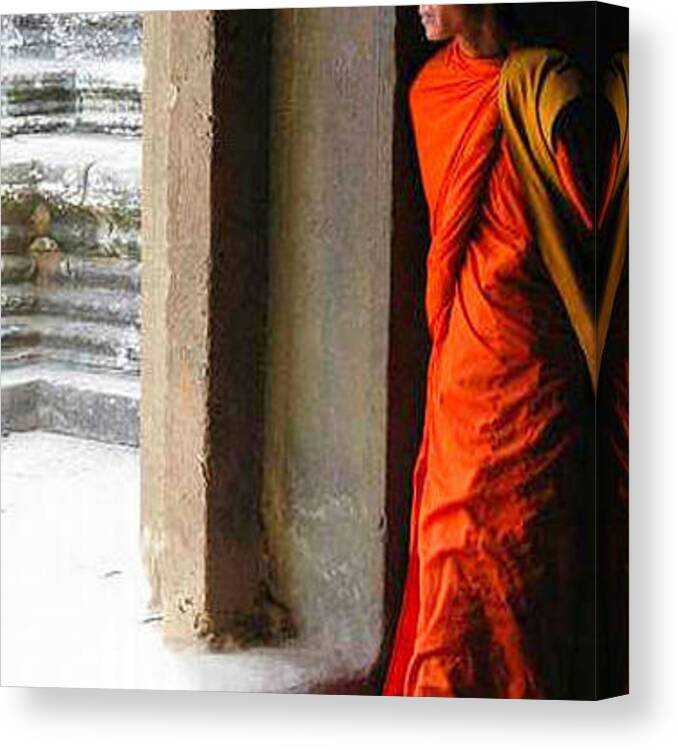  Canvas Print featuring the photograph Angkor Wat-Cambodia #2 by Duncan Davies