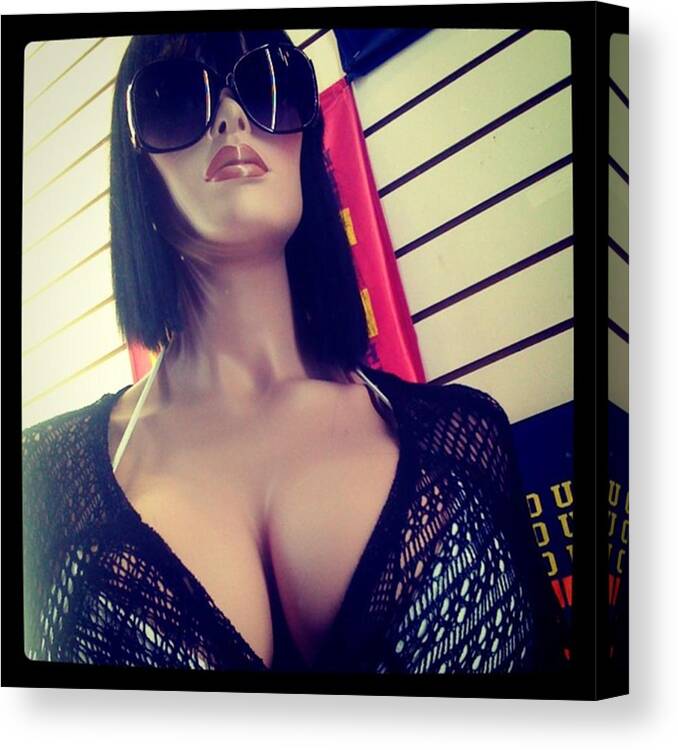 Miami Canvas Print featuring the photograph Sexy Mannequin #juansilvaphotos #2 by Juan Silva