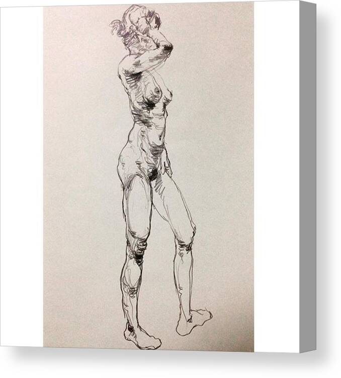 Body Canvas Print featuring the photograph Figure #23 by Naoki Suzuka