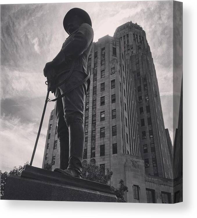 Love Canvas Print featuring the photograph A View In My City.............
buffalo #3 by Kevin Rybczynski