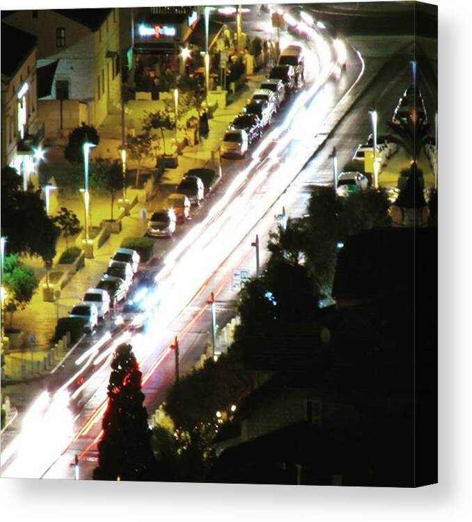 Beautiful Canvas Print featuring the photograph Haifa, German Colony 
#haifa #israel #3 by Maxim Zalevsky
