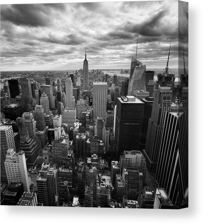 Ny Canvas Print featuring the photograph NYC Empire #3 by Nina Papiorek
