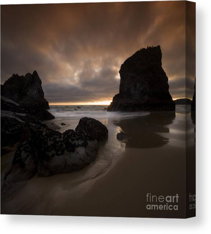 Cornwall Canvas Print featuring the photograph The Bedruthan Steps #3 by Ang El
