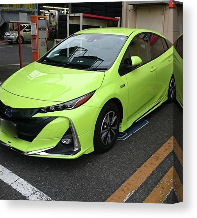 Hybrid Canvas Print featuring the photograph Toyota by Shuichi Industries
