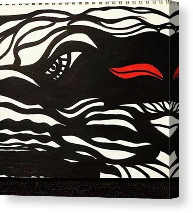 Life Canvas Print featuring the photograph #え #絵 #hot #japan #ak #ds #d #4 by Daisuk Akito