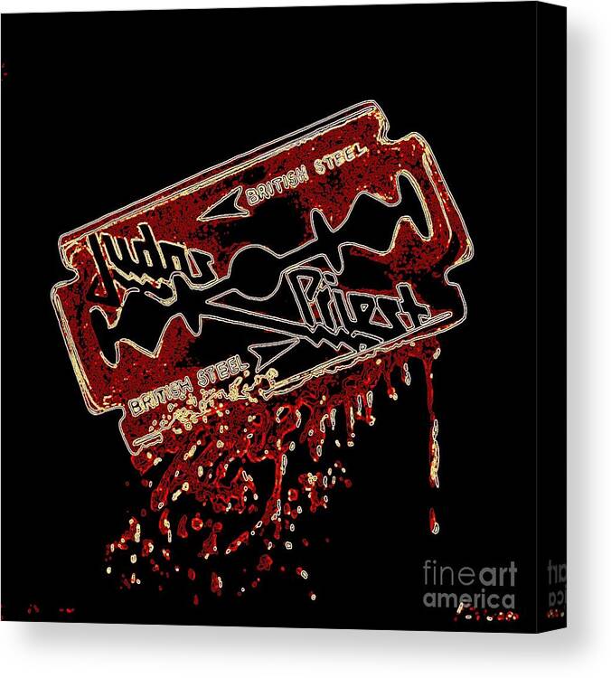 Judas Priest British Steel Canvas Print / Canvas Art by Richard John Holden  RA - Fine Art America