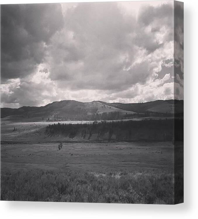 Montana Canvas Print featuring the photograph Montana yesteryear by Jonathan Stoops