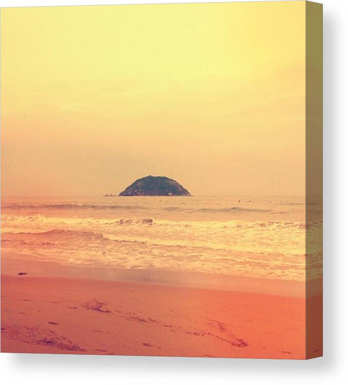 Beach Canvas Print featuring the photograph Turtle Island by Beto Moheno