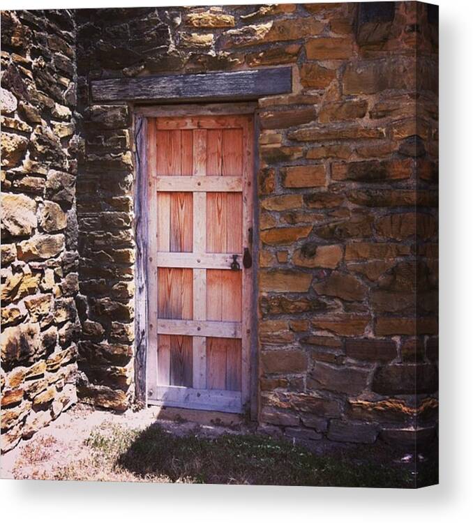 Door Canvas Print featuring the photograph Puerta by Keely Prendergast