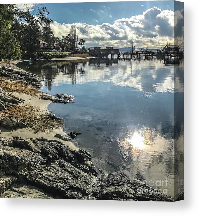 Deer Harbor Canvas Print featuring the photograph A November Day by William Wyckoff