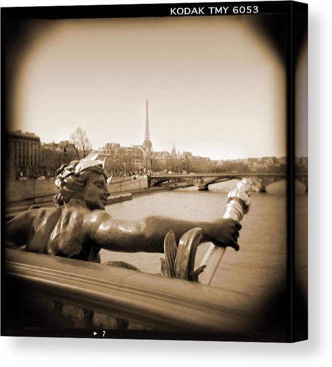 Paris Canvas Print featuring the photograph A Walk Through Paris 7 by Mike McGlothlen