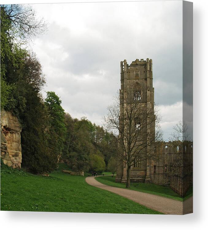 Tower Canvas Print featuring the photograph Abbot Huby's Tower 2 by Steve Watson
