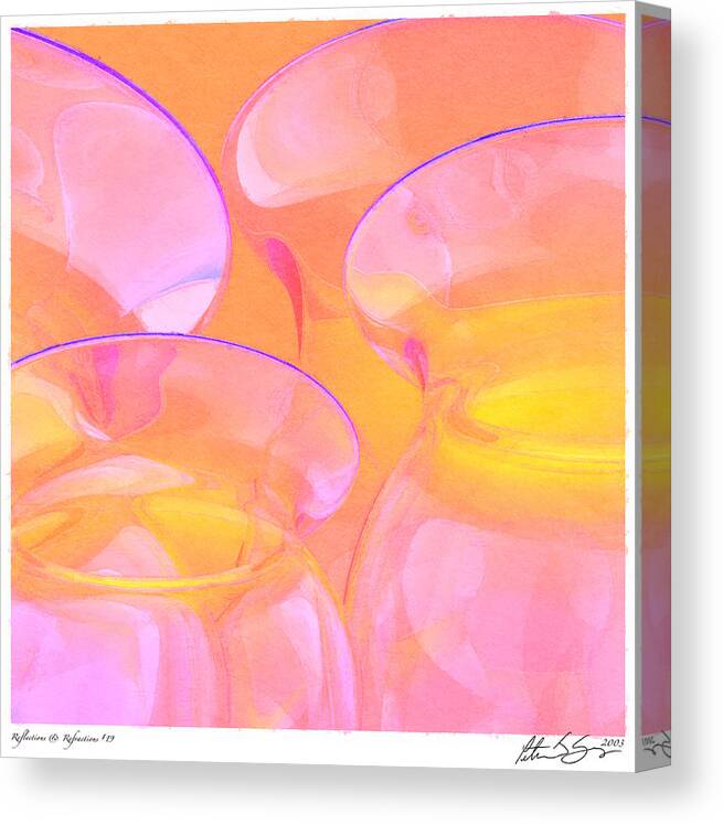 Abstract Canvas Print featuring the photograph Abstract Number 19 by Peter J Sucy