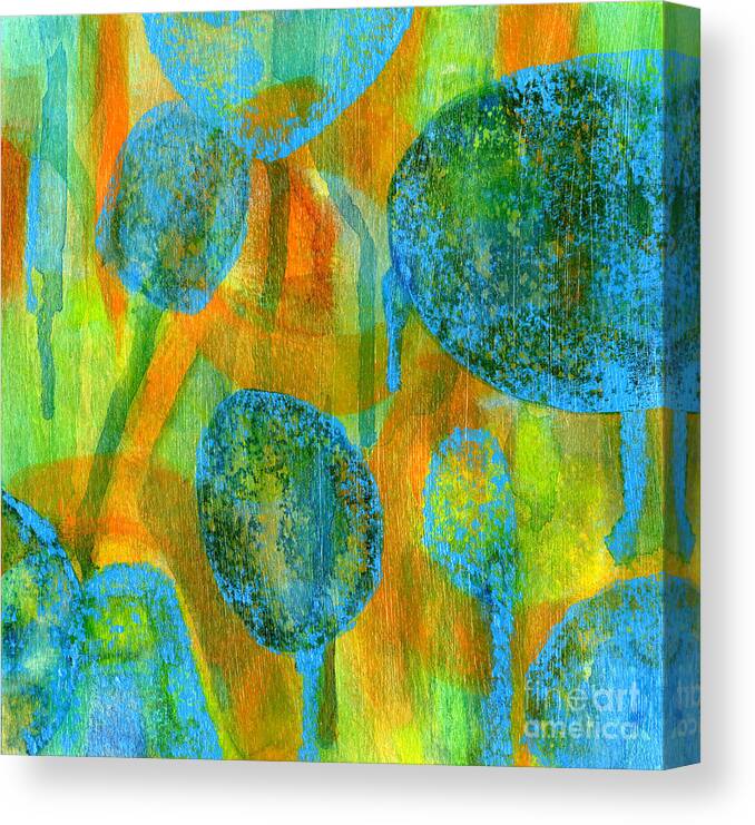 Abstract Canvas Print featuring the painting Abstract Painting No. 1 by David Gordon