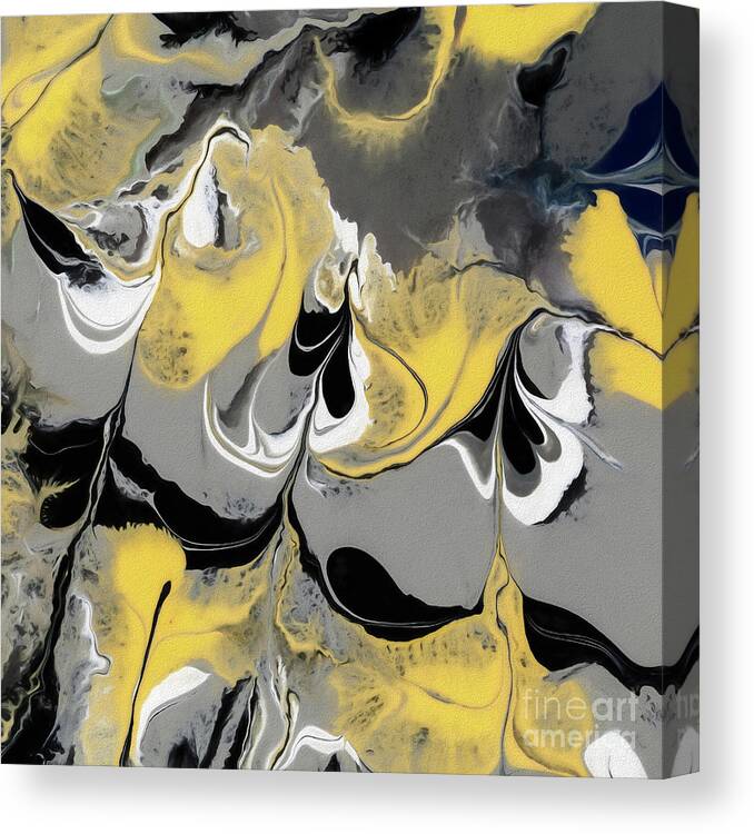 Abstract Canvas Print featuring the photograph Afterglow by Patti Schulze