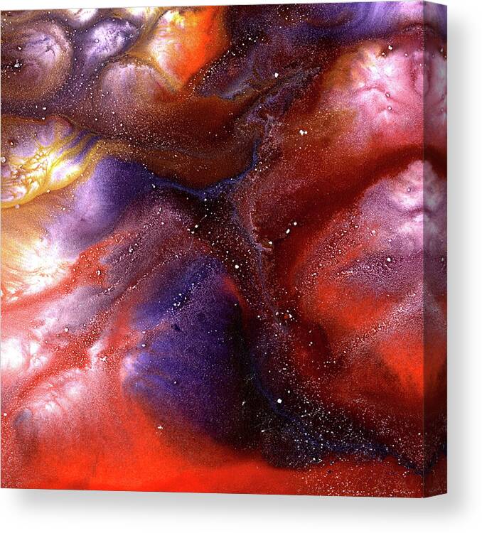 Gallery Canvas Print featuring the painting ALCHEMY 03g by Dar Freeland