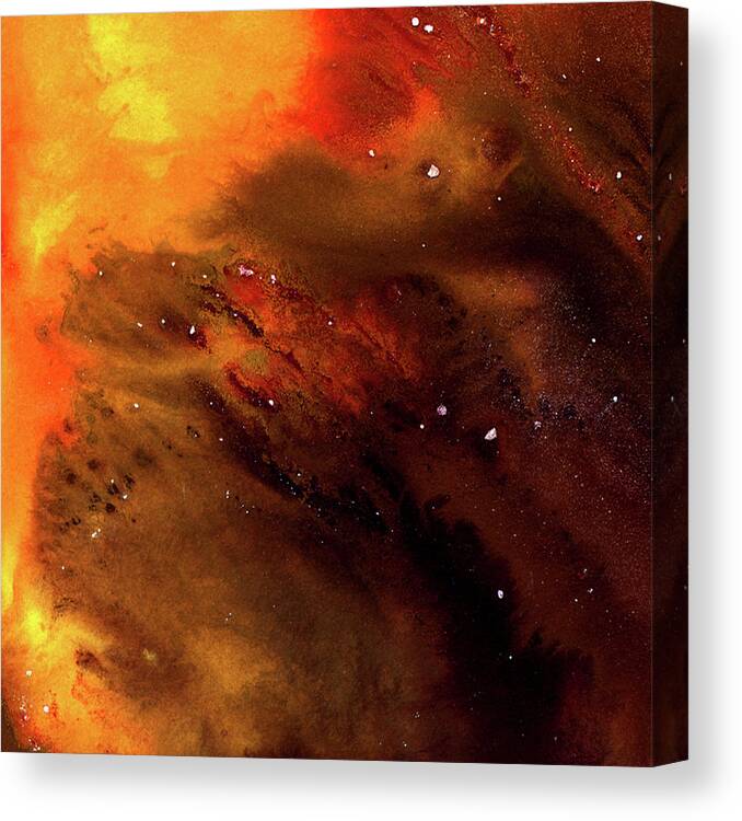 Gallery Canvas Print featuring the painting ALCHEMY 04c by Dar Freeland
