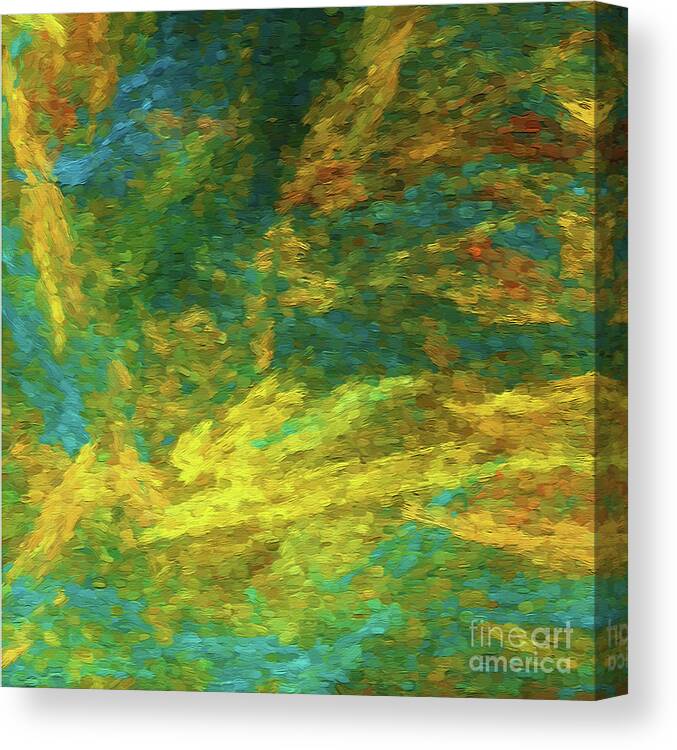 Square Canvas Print featuring the photograph Andee Design Abstract 16 A 2018 by Andee Design