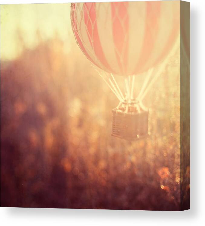 Hot Air Balloon Canvas Print featuring the photograph Anything is Possible by Irene Suchocki