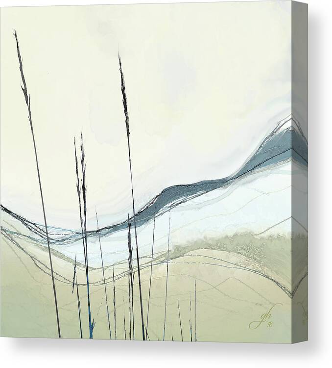 Abstract Canvas Print featuring the digital art Appalachian Spring by Gina Harrison