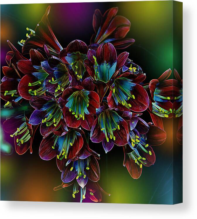 Flowers Canvas Print featuring the photograph Assortment of Splendor by Bill and Linda Tiepelman