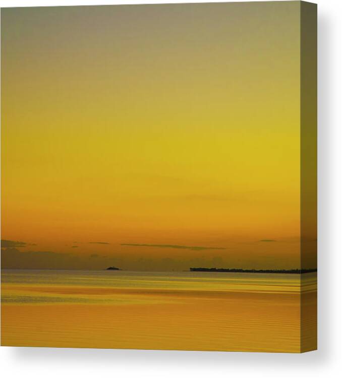 Twilight Canvas Print featuring the photograph Atlantic Twilight by Kevin Cable