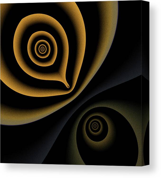 Vic Eberly Canvas Print featuring the digital art Attraction by Vic Eberly
