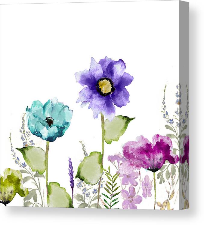 Garden Canvas Print featuring the painting Avril II by Mindy Sommers