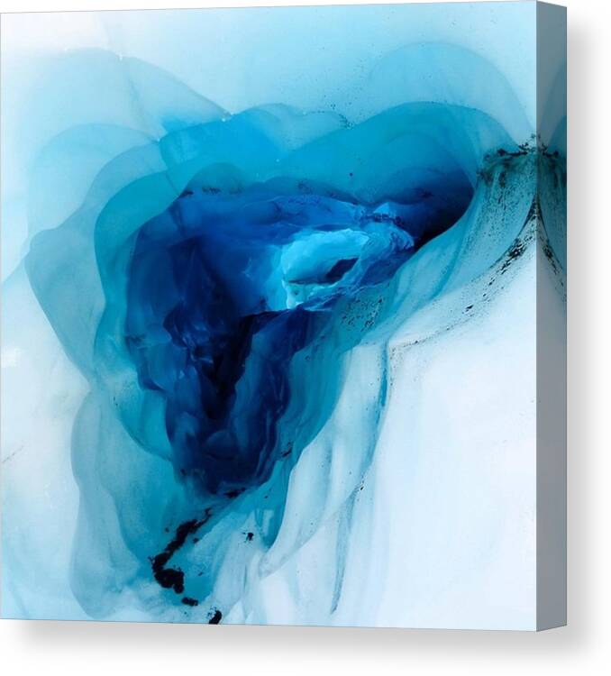 New Zealand Canvas Print featuring the photograph Ice Caving by Ryan Tuck