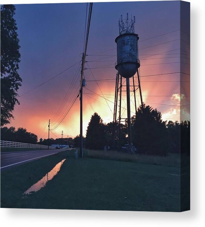 Sunset Canvas Print featuring the photograph Backlight by Matt Urich