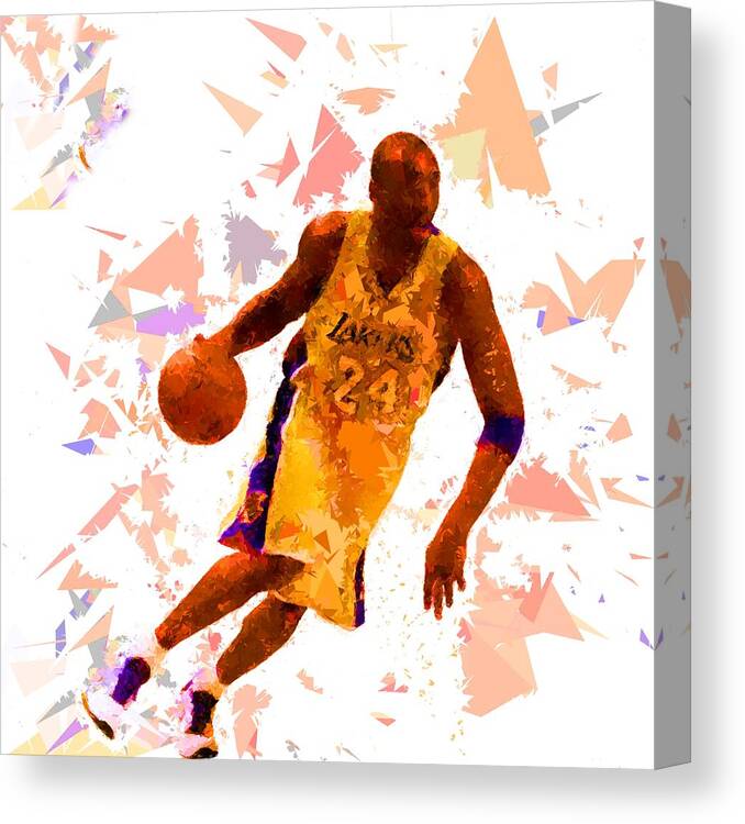 Basketball Canvas Print featuring the painting Basketball 24 by Movie Poster Prints