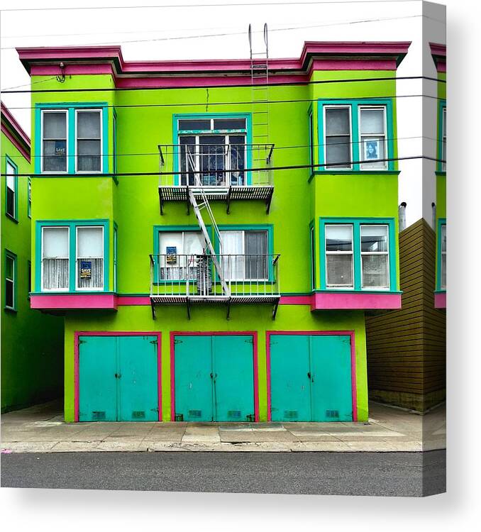  Canvas Print featuring the photograph Beach House by Julie Gebhardt
