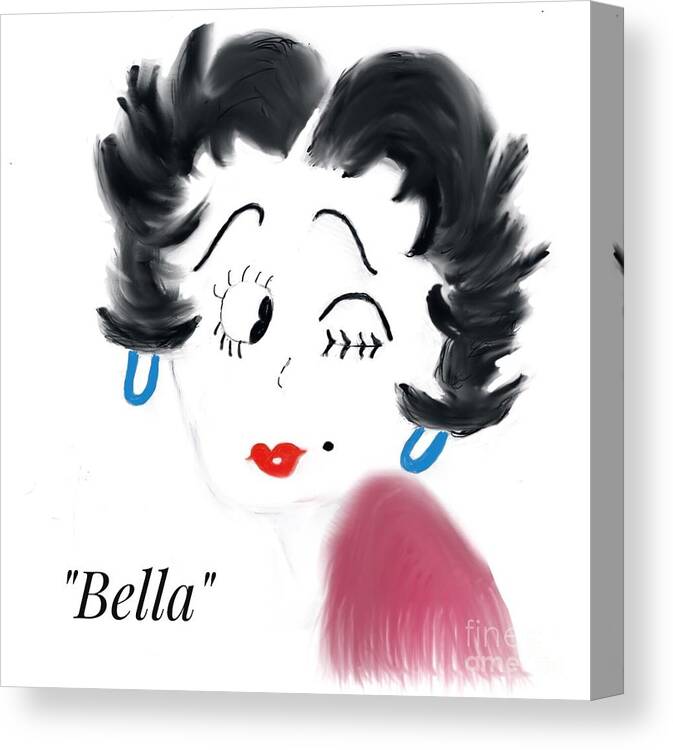 Bella Canvas Print featuring the photograph Bella by Susan Garren