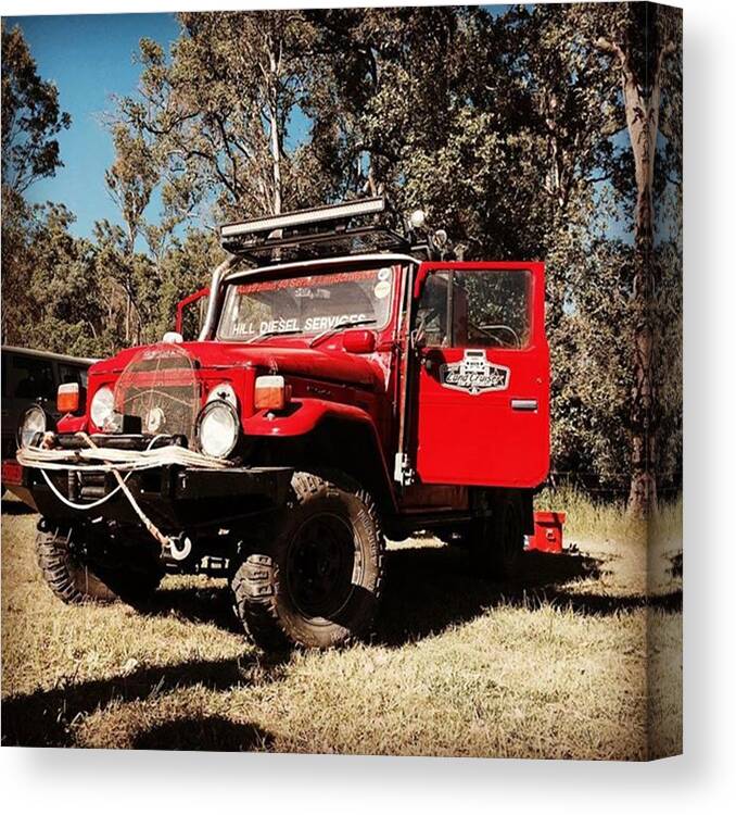  Canvas Print featuring the photograph Big Red by Maree Cox