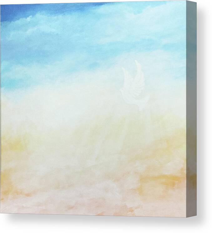 Blessing Canvas Print featuring the painting Blessed by Linda Bailey