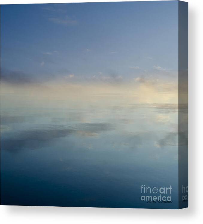 Art Canvas Print featuring the photograph Blue Morning at Glendale by David Gordon