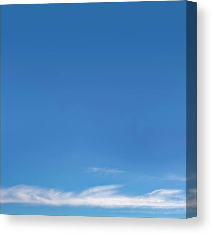 Blue Sky Canvas Print featuring the photograph Blue Sky by Scott Norris