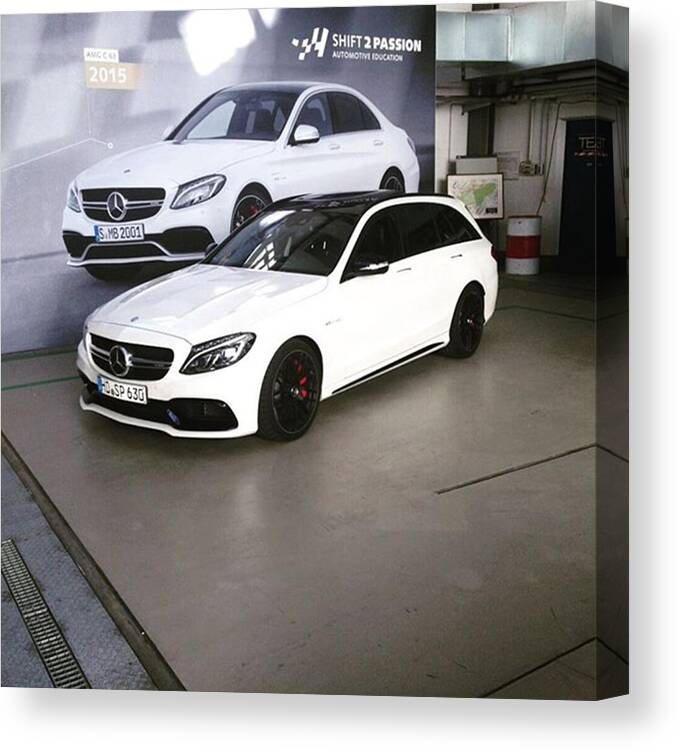 Amgsport Canvas Print featuring the photograph #c63 #c63s #amg #mercedesamg by Markus Mangold