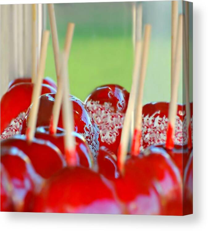 Candy Apples Canvas Print featuring the photograph Candy Apples by Diana Angstadt