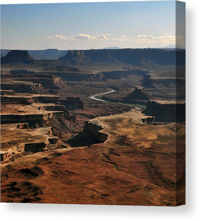 Canyonlands Canvas Print featuring the photograph Canyonlands by Stevyn Llewellyn