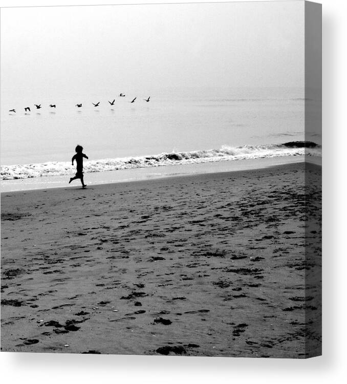 Photograph Canvas Print featuring the photograph Carefree by Jean Macaluso