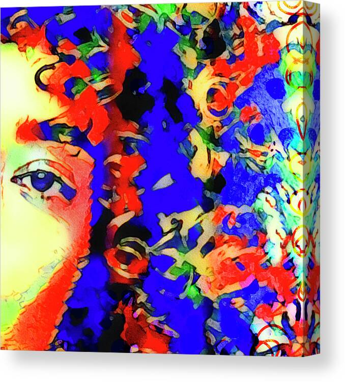 Cellmate Canvas Print featuring the photograph CellMate 3944 by Carol Leigh