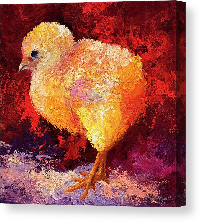 Chick Canvas Print featuring the painting Chic Flic III by Marion Rose