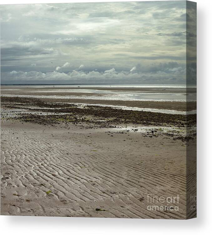 Clouds And Sun At Mayflower Beach Canvas Print featuring the photograph Clouds and Sun at Mayflower Beach by Michelle Constantine