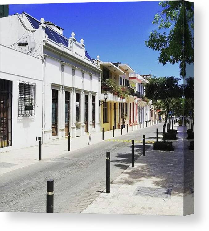Instatravel Canvas Print featuring the photograph Colonial Section Of Santo Dominigo by Travelin Knight
