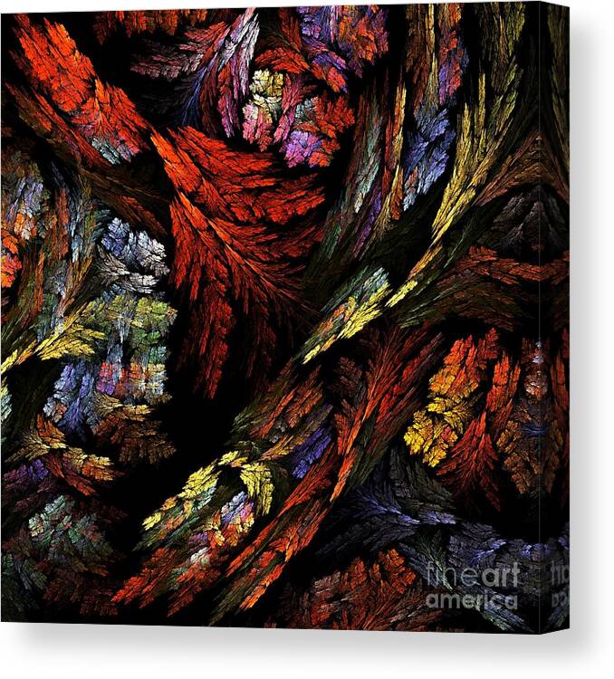 Color Canvas Print featuring the painting Color Harmony by Oni H