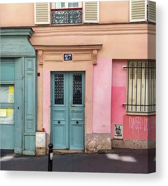 Doors Canvas Print featuring the photograph Color Me Pretty by Jessica Kaplan
