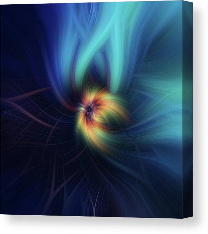 Jenny Rainbow Fine Art Photography Canvas Print featuring the photograph Concept Education Abstract. Mystery of Colors by Jenny Rainbow