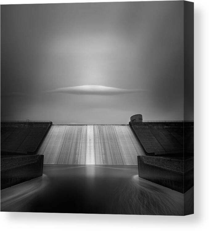 Dam Canvas Print featuring the photograph Dam Cloud by Andy Lee