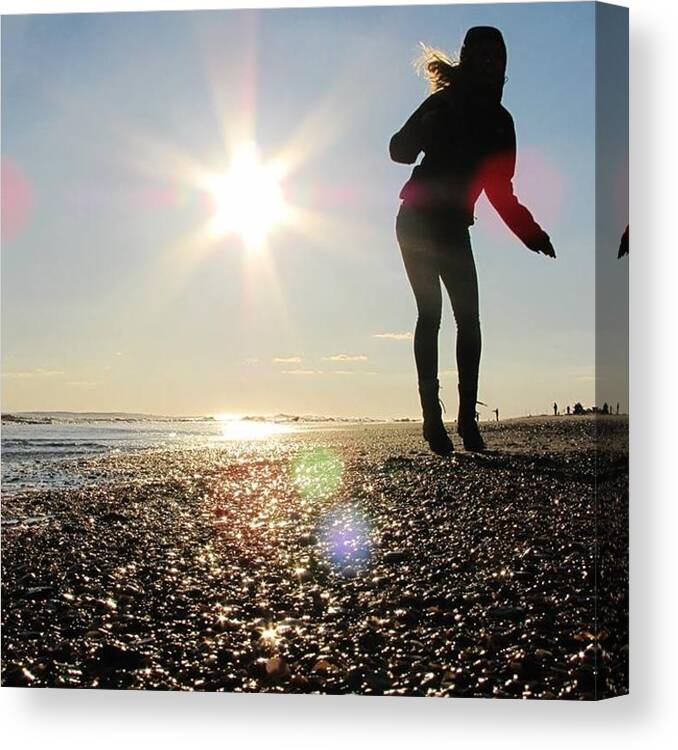 Sun Canvas Print featuring the photograph Dancing in the Sun by Laura Henry